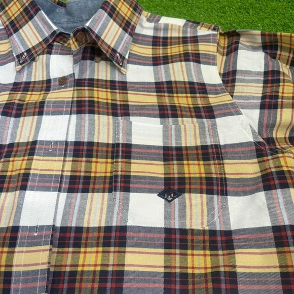 Roper Men's Size MED Western Plaid Button Up Cowboy Rodeo Long Sleeve - Picture 4 of 8